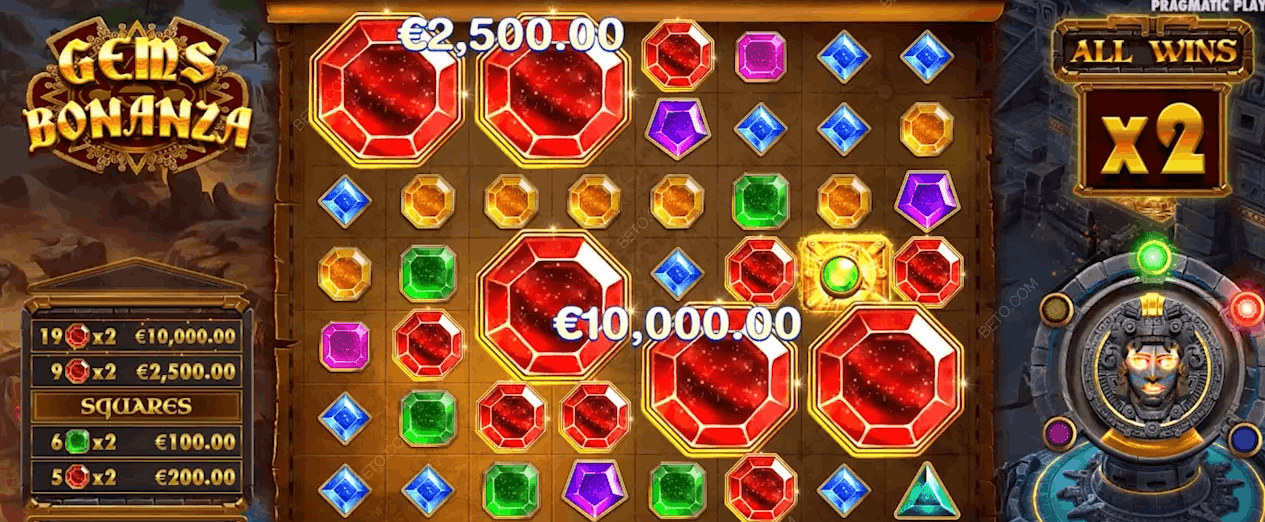 Gems Bonanza de Pragmatic Play testeado